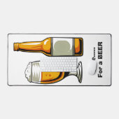 Zeit für ein Bier-Desktop Schreibtischunterlage (Tastatur & Maus)