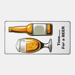 Zeit für ein Bier-Desktop Schreibtischunterlage