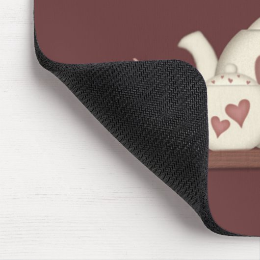 Zeit für ein cuppa! mousepad (Ecke)