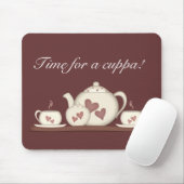 Zeit für ein cuppa! mousepad (Mit Mouse)