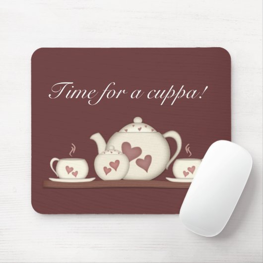Zeit für ein cuppa! mousepad (Mit Mouse)