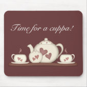 Zeit für ein cuppa! mousepad (Vorne)