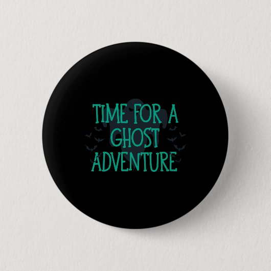 Zeit für ein Ghost-Abenteuer Button (Vorderseite)