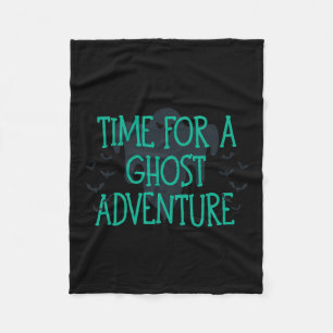 Zeit für ein Ghost-Abenteuer Fleecedecke