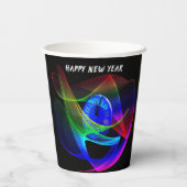 Zeit für ein Silvester-Party Pappbecher (Rückseite)