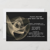 Zeit für ein Silvester Party Sepia Look, ZPR Einladung (Vorderseite)