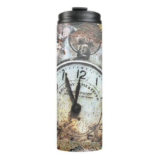 Zeit für eine Cuppa Thermal Tumbler Thermosbecher (Vorderseite)