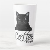 Zeit für eine Kaffeepause! Milchtasse (Vorderseite)