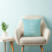 Zeit für eine kuschelige Typografie Pastel Blue & 