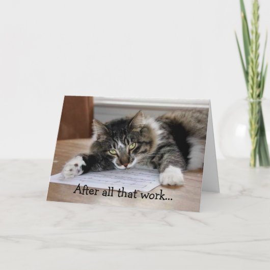 Zeit für eine Nickerchen-Abschluss-Karte Karte (Vorderseite)