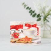 Zeit für eine Teepause Postkarte (Stehend Vorderseite)