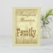 Zeit für eine Wiedersehen Einladung (Stehend Vorderseite)