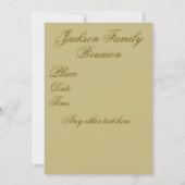 Zeit für eine Wiedersehen Einladung (Rückseite)