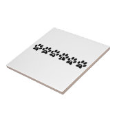 Zeit für einen Begleiter PAWrty! - Drucken auf Paw Fliese (Seite)