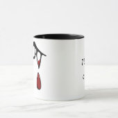 "Zeit für einen Biss?" Mug Tasse (Zentrum)