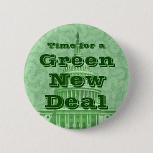 Zeit für einen grünen New Deal Button