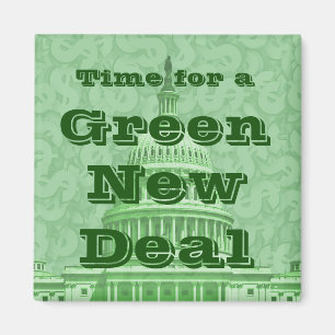 Zeit für einen grünen New Deal Magnet