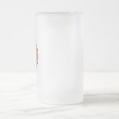 Zeit für einen Megapitt Mattglas Bierglas (Mittel)