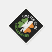 Zeit für einige Shenanigans am St. Patrick's Day Serviette (Ecke)