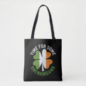 Zeit für einige Shenanigans am St. Patrick's Day Tasche (Vorderseite)