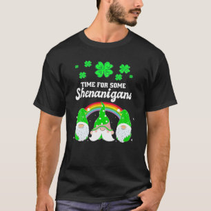 Zeit für einige Shenanigans St Patrick's Day Gnome T-Shirt