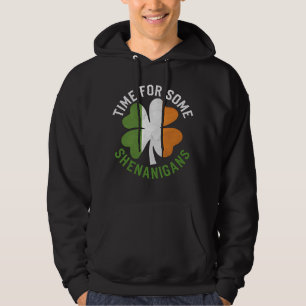 Zeit für einige Streiche Klee St. Patrick's Day Hoodie