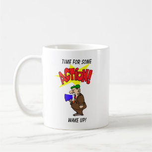 Zeit für einige WECK UP! Mug Kaffeetasse
