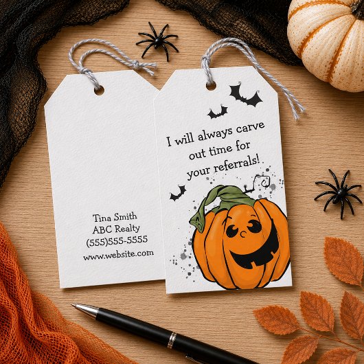 Zeit für eure Referenzen Halloween Geschenkanhänger