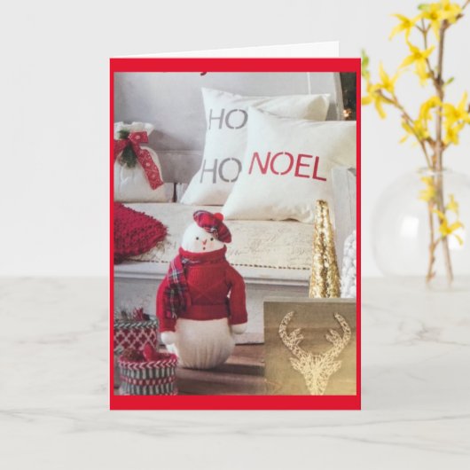 ****ZEIT FÜR FAMILIEN UND FREUNDE CHRISTMAS WISH** KARTE (Gelbe Blume)