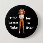 Zeit für Frauen Button (Vorderseite)