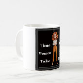 Zeit für Frauen Kaffeetasse (Vorderseite Links)