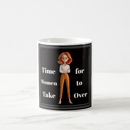 Zeit für Frauen Kaffeetasse (Mittel)
