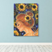 Zeit für freie Fee Leinwanddruck von Renee Lavoie (Insitu (Holzboden))