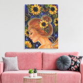 Zeit für freie Fee Leinwanddruck von Renee Lavoie (Insitu (Wohnzimmer))