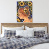 Zeit für freie Fee Leinwanddruck von Renee Lavoie (Insitu (Schlafzimmer))