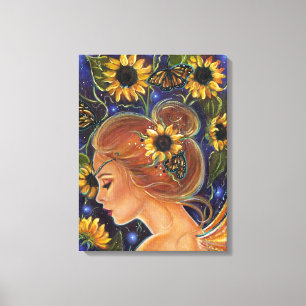 Zeit für freie Fee Leinwanddruck von Renee Lavoie