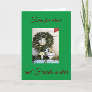 **ZEIT FÜR FREUDE & LIEBE FREUNDE** WEIHNACHTEN KARTE