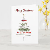 ZEIT FÜR FREUNDE, SICH BEI DEN CHRISTMAS ZU VERBIN KARTE (Gelbe Blume)