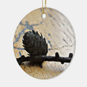 "Zeit für Freundlichkeit" Keramik Ornament (Links)