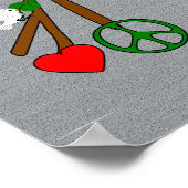 Zeit für Frieden Poster (Ecke)