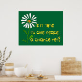 Zeit für Frieden Poster (Küche)