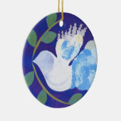 Zeit für Friedensverzierung Keramik Ornament (Rechts)