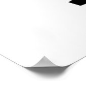 Zeit für Fußball und Bier Poster (Ecke)