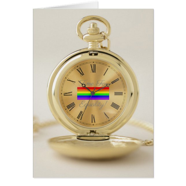 Zeit für Gleichheit! (Vorne)