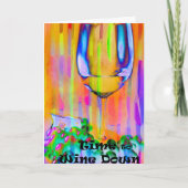 Zeit für Gruß Karte (Vorderseite)