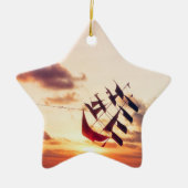 "Zeit für Hoffnung" Keramik Ornament (Vorne)