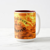 "..Zeit für HOT COFFEE!" Tasse (VorderseiteRechts)