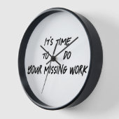 Zeit für Ihre Vermisste Arbeit Uhr (Winkel)