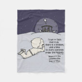 Zeit für jeden Zweck Fleecedecke (Vorderseite)