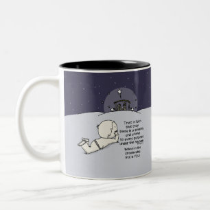 Zeit für jeden Zweck Zweifarbige Tasse